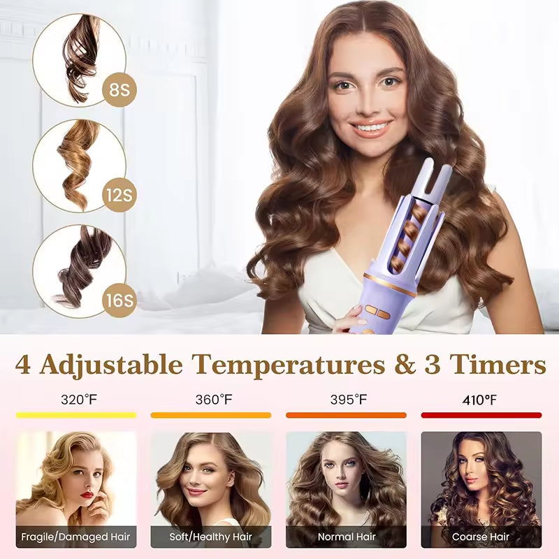 2-in-1 Hair Styling Tool for Curling and Straightening in UAE