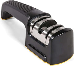 Compact Pull-Through Kitchen Knife Sharpener | Efficient Tool for Home Kitchens
