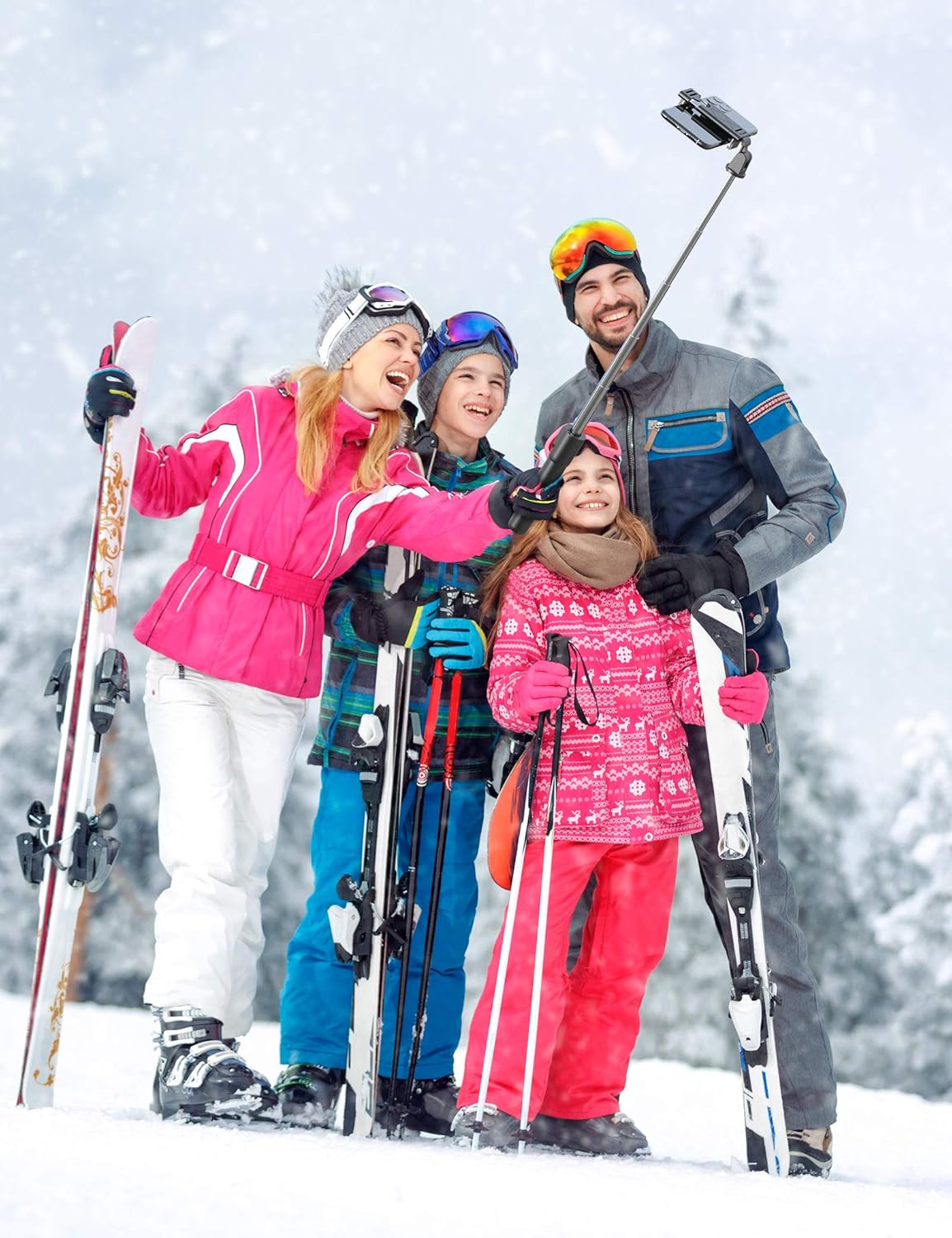 3-in-1 Bluetooth Selfie Stick Tripod Monopod with Remote Control | Telescopic Aluminum Alloy Selfie Stick