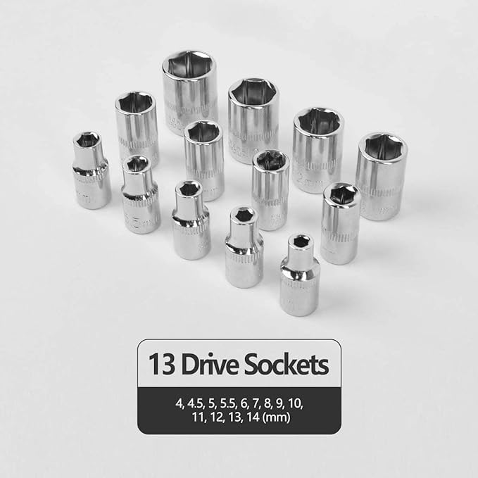 46pcs Manual Machine Auto Repair Tool Set | Comprehensive Toolkit for Handyman and DIY Projects Nawazia