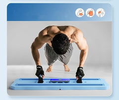 Versatile Upper Body Fitness Board – Foldable Push-Up Challenge Board for Strength Training | Portable Home Workout Tool
