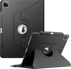 360° Rotating Case for iPad Pro 12.9" (2018-2022) with Auto Sleep and Pencil Holder