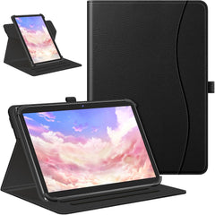 360° Rotating Leather Case for Universal 10/11-Inch Tablets with Auto Sleep/Wake