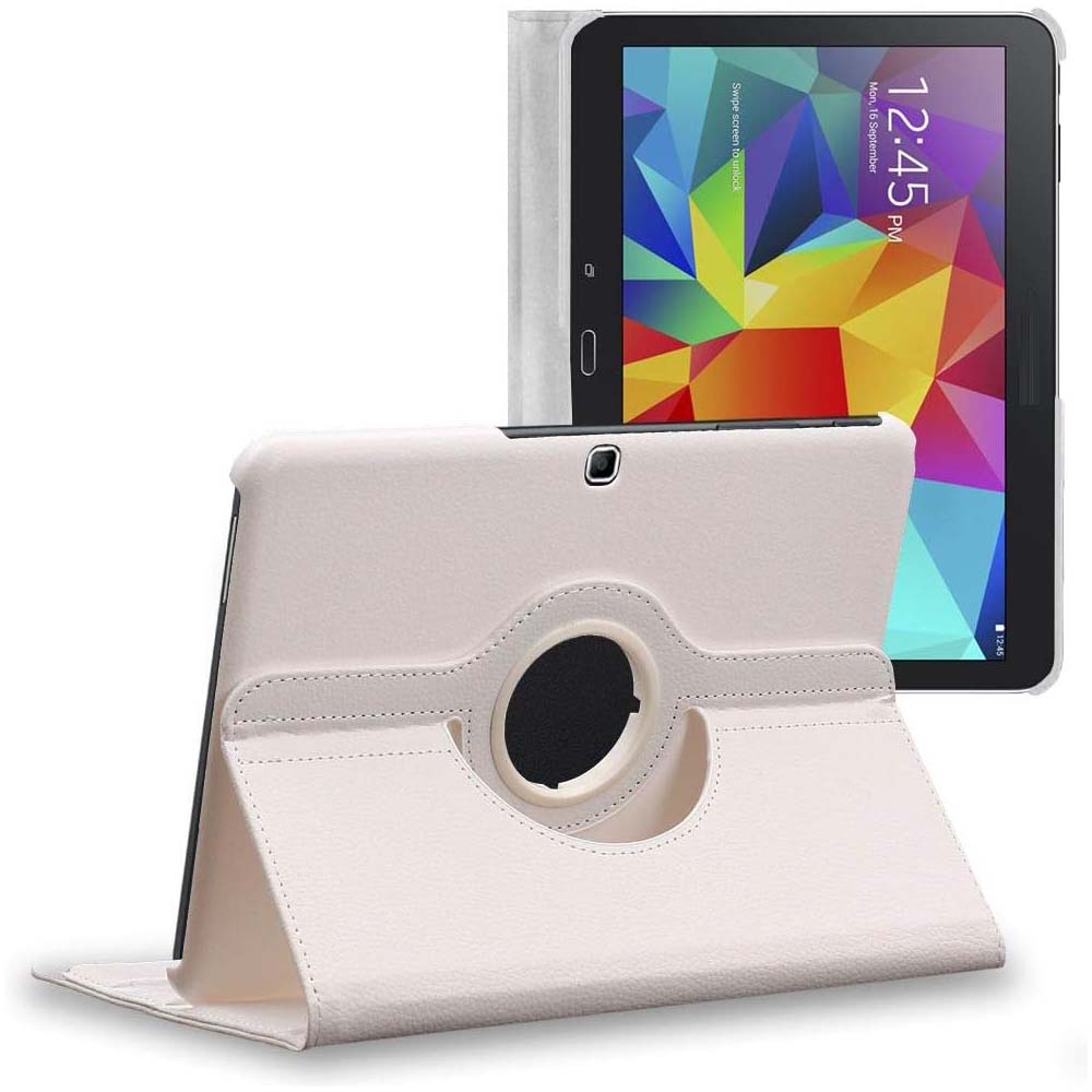 360° Rotating PU Leather Stand Cover for Samsung Galaxy Tab 4 10.1 SM-T530/T531/T533/T535