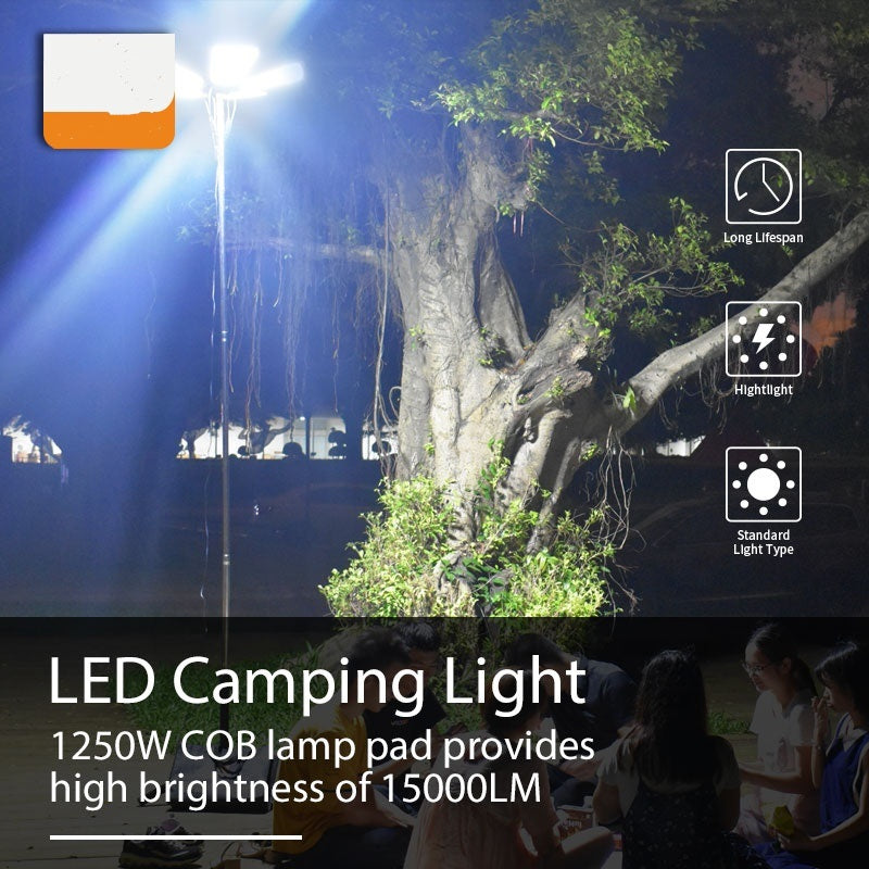 360° LED Camping Light | Adjustable RF-Controlled Fishing Rod Lamp | 12V Multifunction Outdoor Light Nawazia