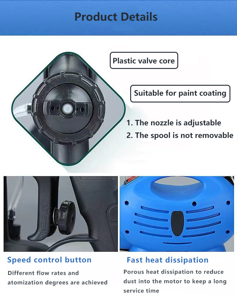 Multifunctional High-Pressure Electric Spray Gun – 800ml Paint Sprayer for Walls, Furniture, and DIY Projects Nawazia