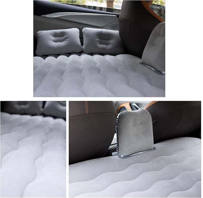 Car Air Mattress | Portable Inflatable Camping & Travel Bed | Comfortable Resting Mat for Car Backseat | Easy to Inflate & Store Nawazia