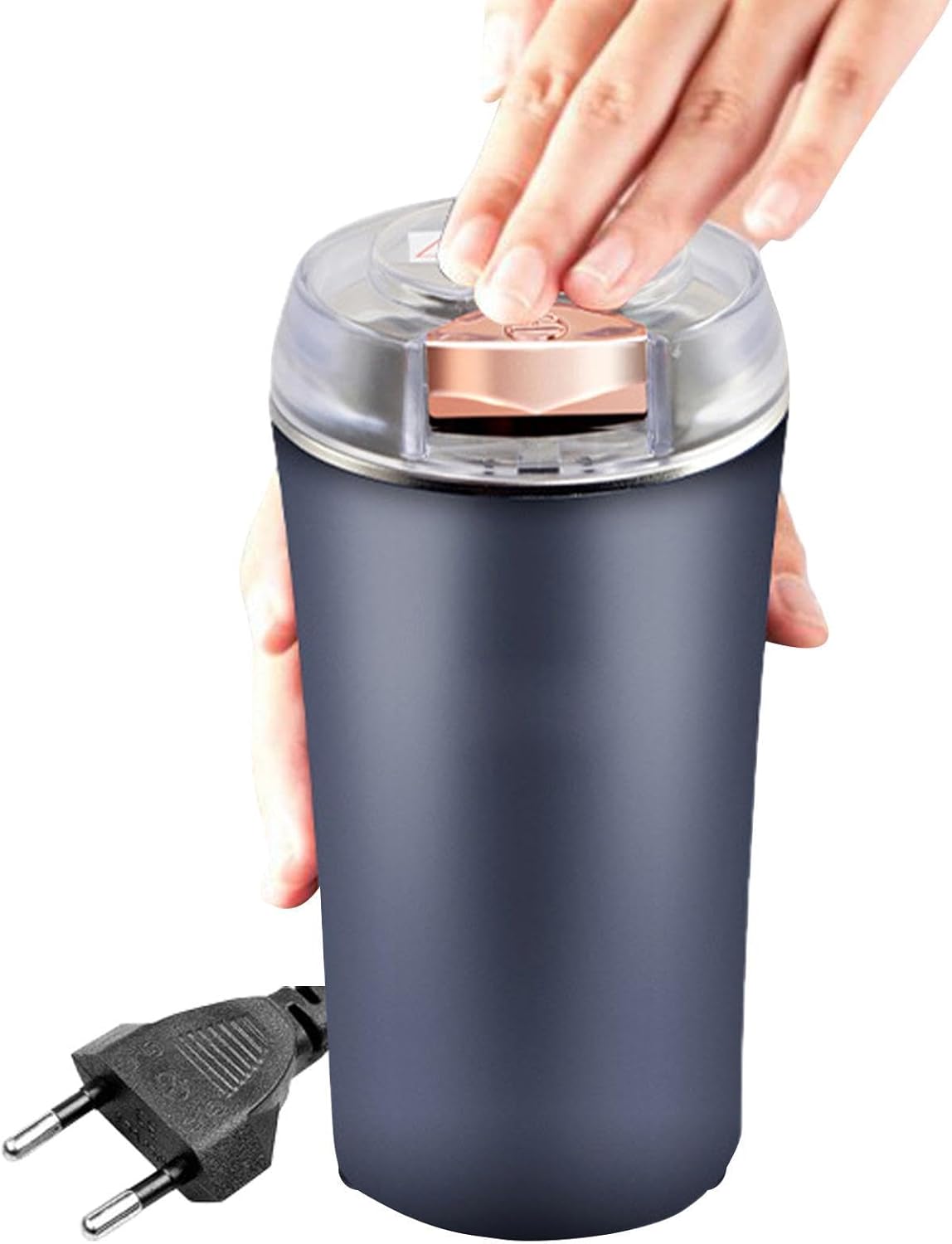 Small Stainless Steel Coffee Grinder - Powerful Electric Spice & Coffee Bean Grinder for Home, Compact & Multi-Purpose Nawazia