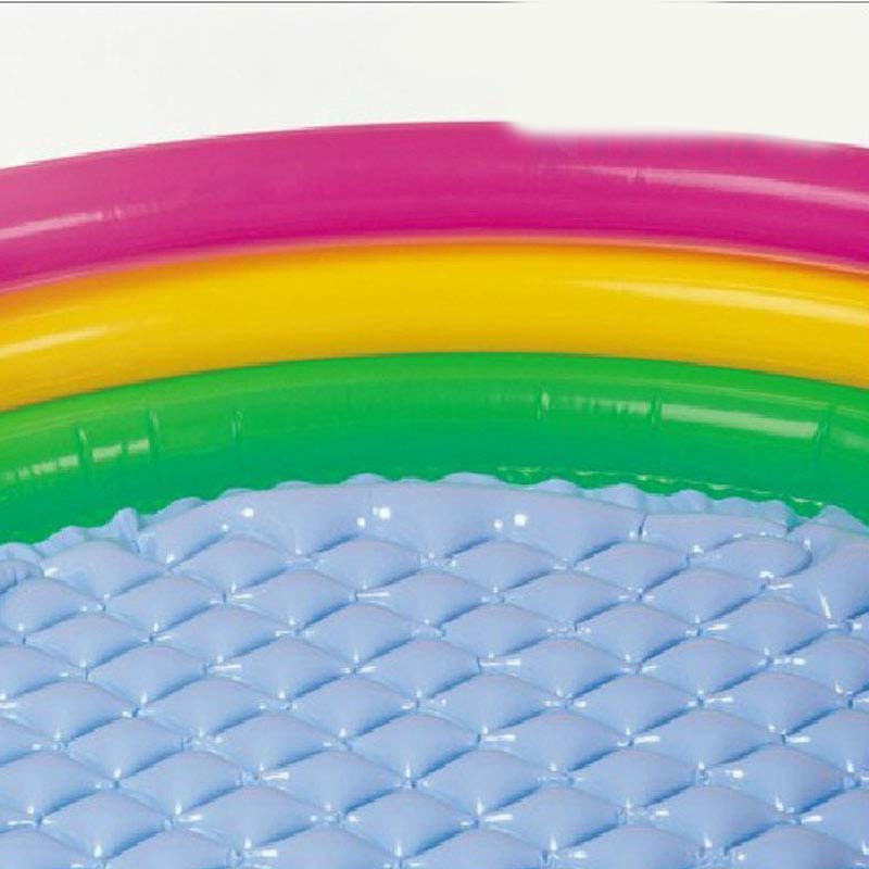 3 Rings Inflatable Sunset Glow Pool | Vibrant Swimming Pool for Babies & Toddlers | Safe, Durable & Easy to Use Nawazia