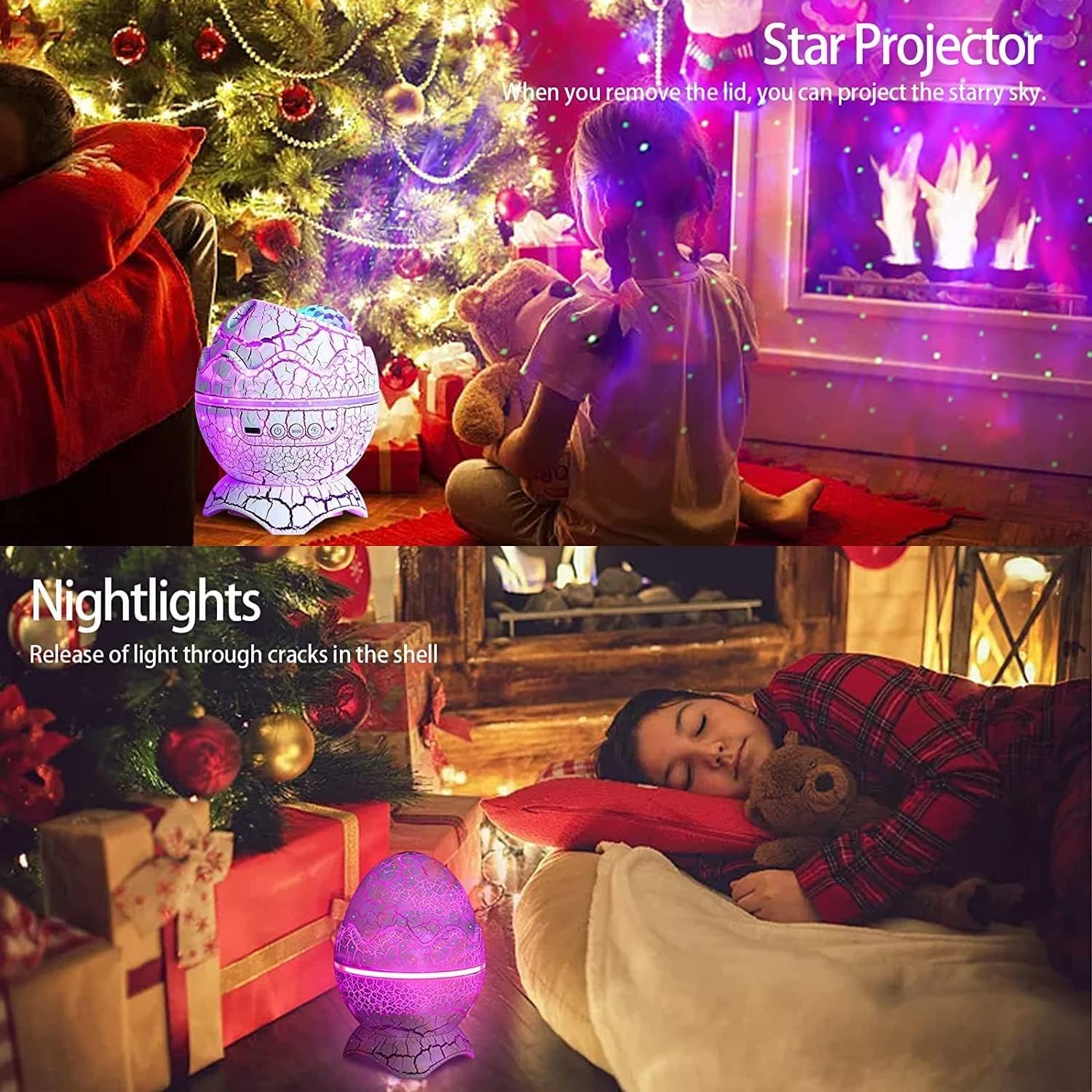 Galaxy Projector Dinosaur Egg – Sky Night Light with Bluetooth Music and Laser Starry Lamp for Room and Party Decor Nawazia