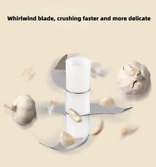 Mini Press Intelligent Electric Garlic Machine | Wireless Food Chopper 100/250ml | Versatile Kitchen Tool for Garlic, Ginger, Chili, Herbs & Nuts | Compact & Elegant Design | Easy Storage & Use Nawazia