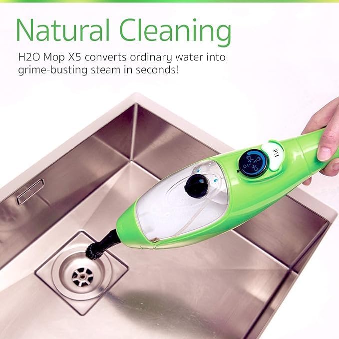 X5 Mop 5-in-1 Handheld Steam Cleaner | Powerful Home Cleaning with 11 Accessories Nawazia