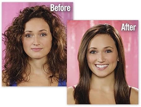 Simply Straight Ceramic Hair Straightening Brush | Black/Pink | Safe & Damage-Free Styling Nawazia