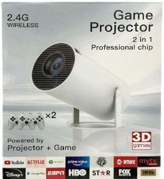 HY300 PRO 4K Projector – Android 11 Dual WiFi | 1080P & 1280x720P HD Home Theater for Premium Cinema Experience Nawazia