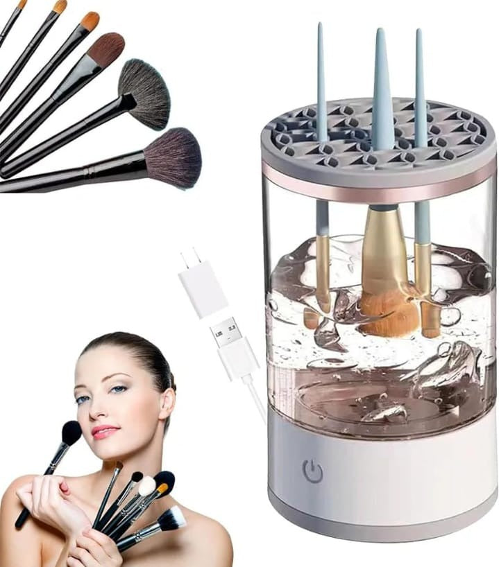 3-in-1 Automatic Makeup Brush Cleaner and Dryer – Electric USB-Powered Makeup Brush Cleaning Machine Nawazia