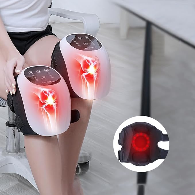 Portable Heating Knee and Waist Massager – Red Light Physiotherapy and Thermal Pain Relief Nawazia