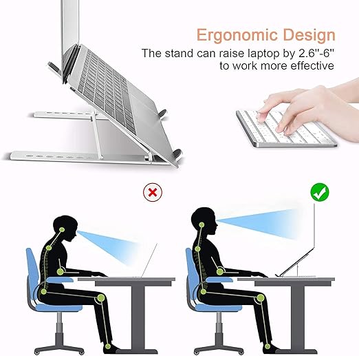 Creative Folding Laptop Stand | Portable & Ergonomic Storage Bracket for Comfortable Laptop Use Nawazia