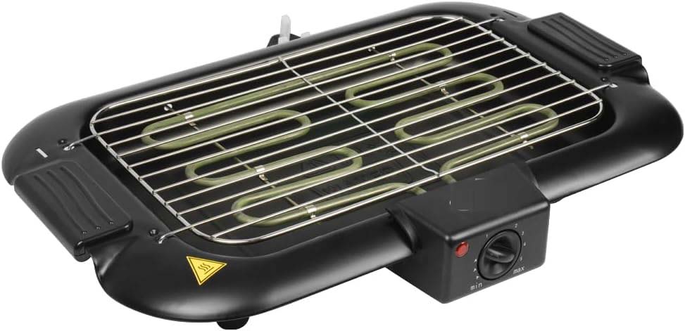 Smokeless Indoor/Outdoor Electric Grill | Adjustable Portable Tabletop Grill for Year-Round BBQ Nawazia