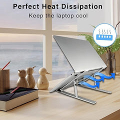 Creative Folding Laptop Stand | Adjustable & Portable Bracket for Enhanced Ergonomics