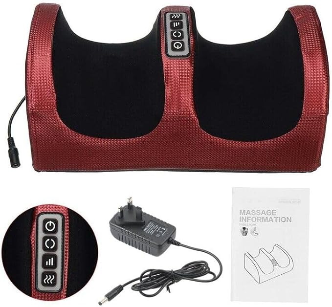 Multifunction Foot Massager – Heated Shiatsu with Panel Control for Home & Office Nawazia