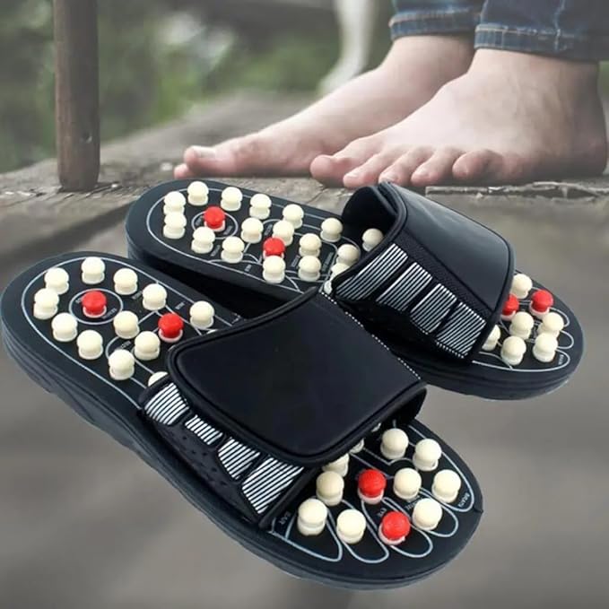 Acupressure Relaxation Foot Massage Slippers | Daily Reflexology for Improved Wellness Nawazia