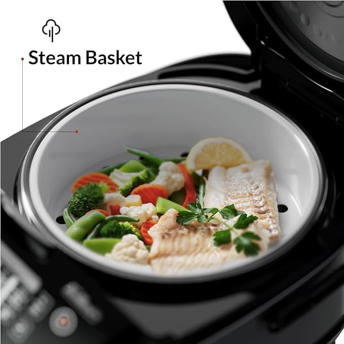 Electric Rice Cooker | Multifunctional Digital 5L Cooker with Touch Control | 900W Versatile Kitchen Appliance Nawazia