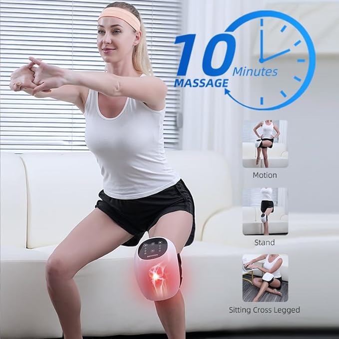 Portable Heating Knee and Waist Massager – Red Light Physiotherapy and Thermal Pain Relief Nawazia