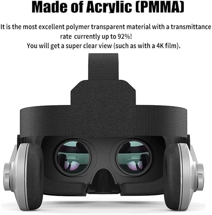 3D Glasses Virtual Reality Helmet – Immersive VR Goggles for iPhone & Android Smartphones | Adjustable Headset for Gaming & 3D Movies Nawazia