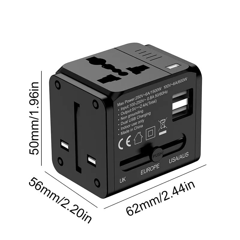  6-in-1 Universal Travel Adapter 