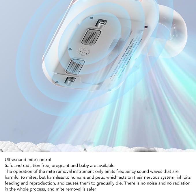 Bed Vacuum Cleaner – 210ml UV Ultrasonic Cleaner for Sofas, Beds & Upholstery Nawazia