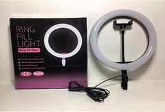 Adjustable LED Ring Fill Light with Phone Holder | Ideal for TikTok, Streaming, Vlogging & Content Creation