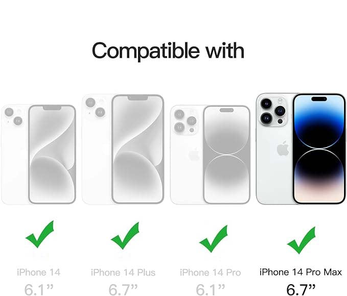 MagSafe Compatible Magnetic Phone Case | Military-Grade Shock Protection for iPhone 14 Series Nawazia