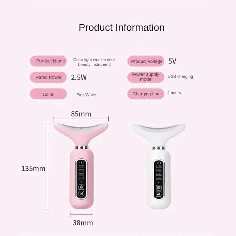 Beauty Neck Protection Skin Rejuvenation Massager | USB Charging Visual Skin Care Tool Nawazia
