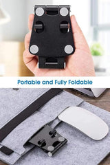 Fully Foldable Adjustable Cell Phone Stand | Desktop Holder for Phones & Tablets