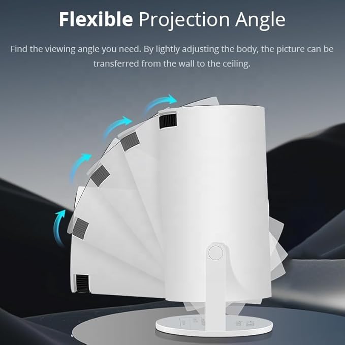 HY300 PRO 4K Projector – Android 11 Dual WiFi | 1080P & 1280x720P HD Home Theater for Premium Cinema Experience Nawazia