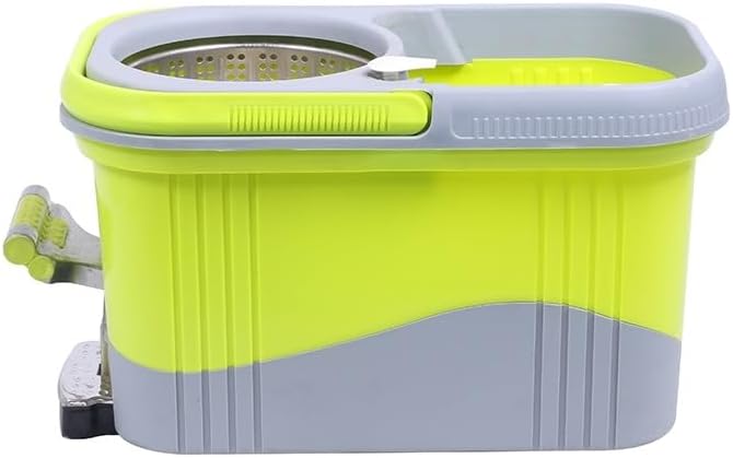 Microfiber Cleaning Flat Mop – 360° Spin Magic Easy Mop with Bucket for Multi-Surface Cleaning Nawazia