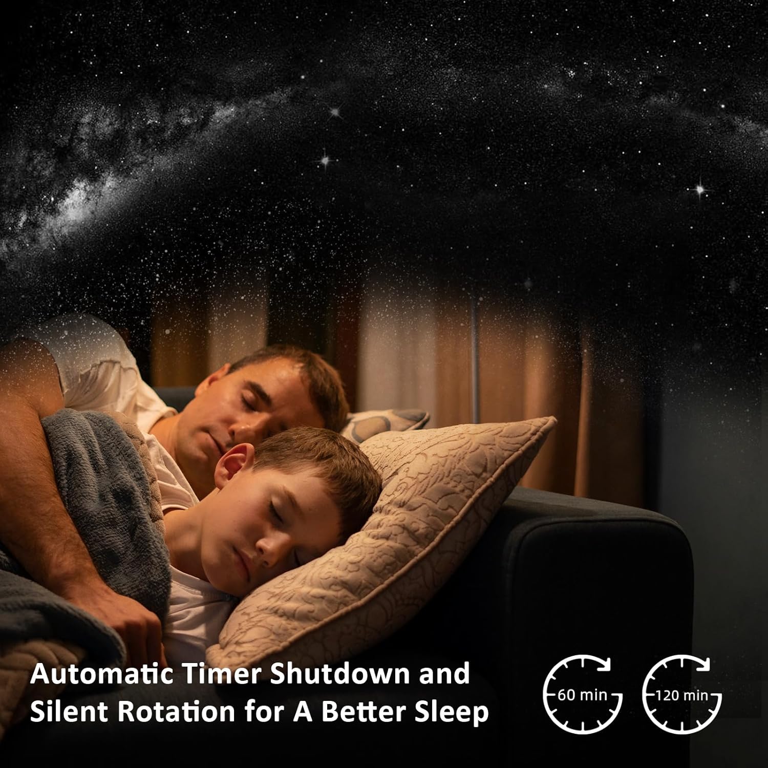 Realistic Planetarium Projector – HD Focus Sky Star Galaxy Night Light | Galaxy LED Projector for Kids' Bedroom and Home Decor (White, Black) Nawazia