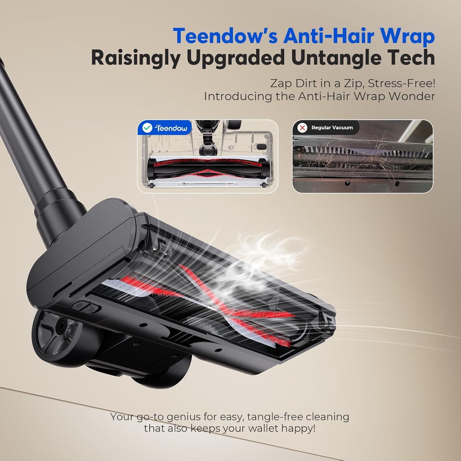 Cordless Stick Vacuum Cleaner – 2-Speed, 800W Suction, Lightweight, Perfect for Pet Hair, Home, Hard Floor, Carpet, and Car Cleaning Nawazia