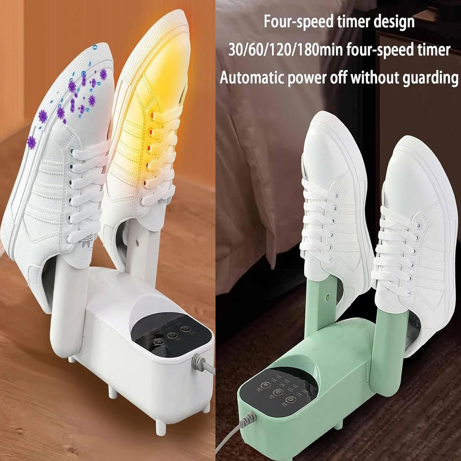 Electric Shoe Dryer with Adjustable Rack & Timer | Multi-Functional Boot & Glove Warmer | Efficient Dryer for Sweaty Shoes Nawazia