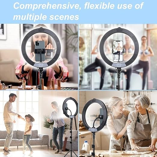 Beauty Live Light – Dimmable Selfie Ring Light & Extendable Tripod for Professional Makeup & Streaming Nawazia