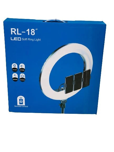 RL-18 LED Soft Ring Light – Perfect Lighting for Makeup, Photography & Vlogging Nawazia