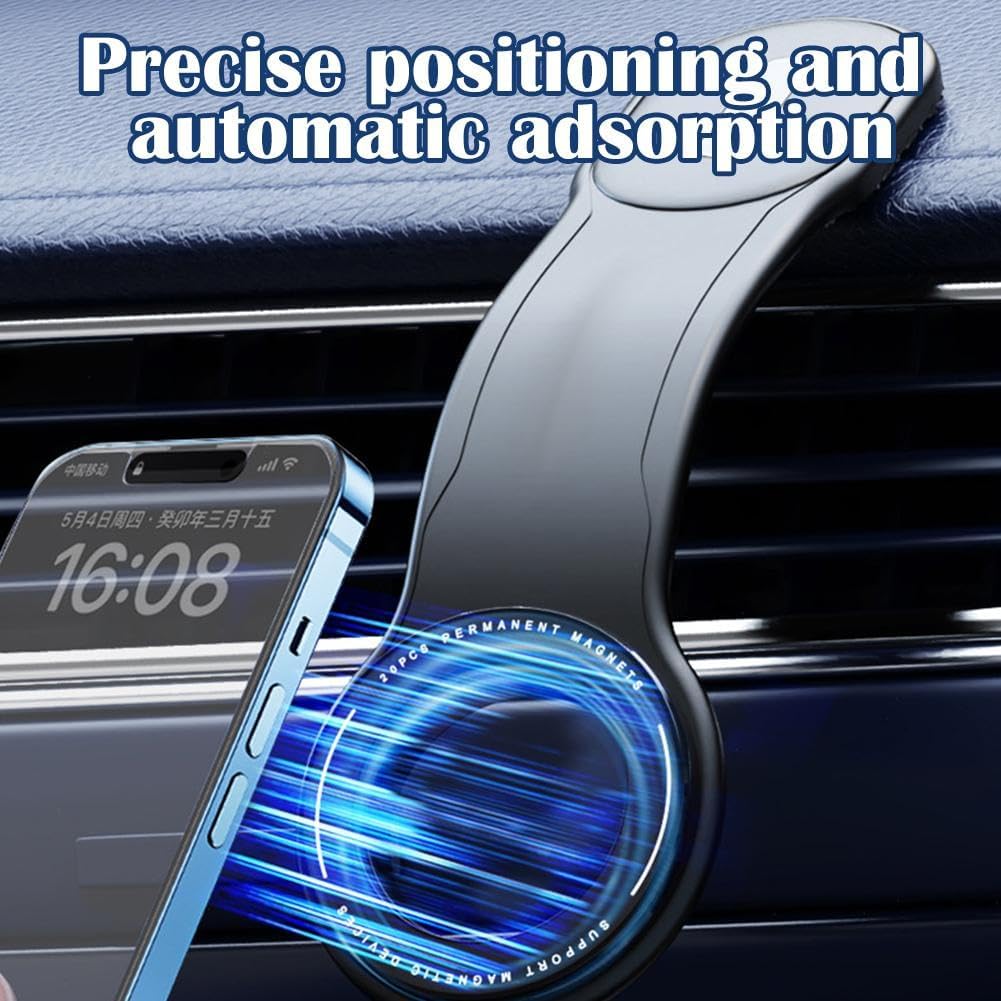 Magnetic Phone Holder Base for Car | Secure & Convenient Dashboard Bracket | Hands-Free Design for All Smartphones | Durable & Sleek Nawazia