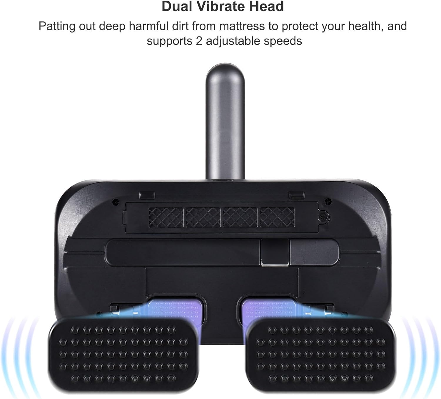 100W Cordless Mattress Vacuum - UV Bed Cleaner, 8000Pa Suction, 2 Speeds, 250ml Dust Cup for Bedding and Clothes Cleaning Nawazia