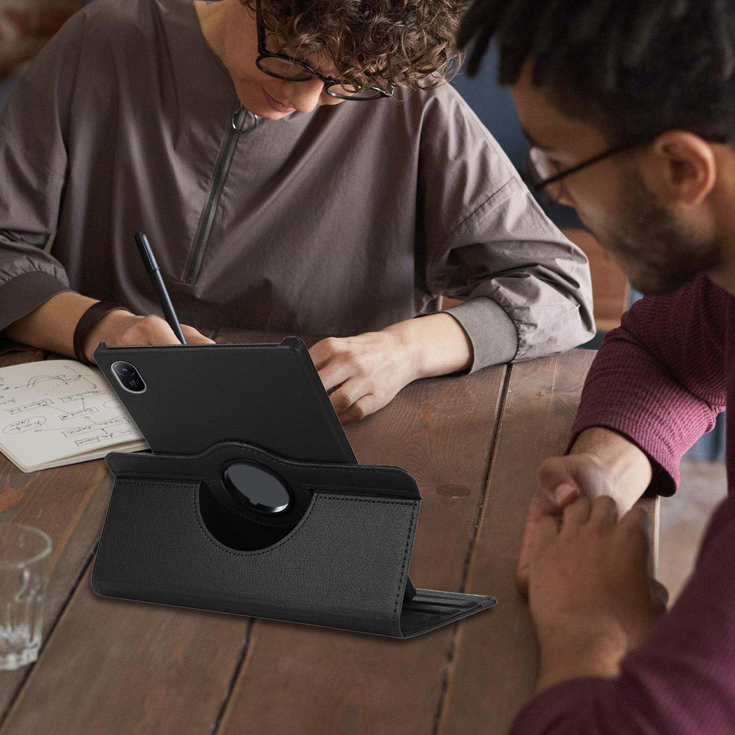 360° Rotating Leather Stand Cover for Huawei MatePad Air 11.5 - Multi-Angle Viewing with Auto Sleep/Wake (Multi-Color) Nawazia