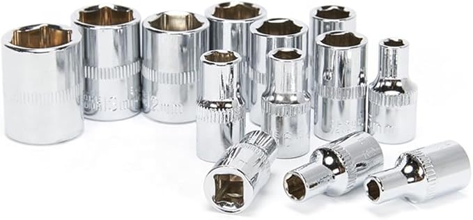 Heavy Duty Hand Tool Storage Box | 46-Piece Portable Auto Repair Kit with Ratchet & Socket Wrench Set Nawazia