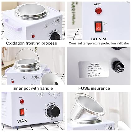 Professional Single Hair Wax Warmer | Electric Wax Heater Machine for Salon & Home Use | Adjustable Temperature Control Nawazia
