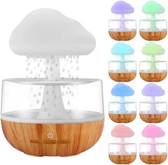 Rain Cloud Night Light Humidifier & Essential Oil Diffuser | 380ML 7-Color Aromatherapy Diffuser