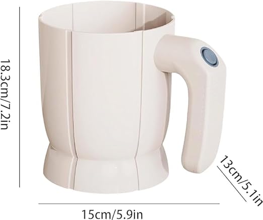 Electric Flour Sifter – Battery-Operated Steel Mesh Sieve for Easy Baking & Pastry Making Nawazia