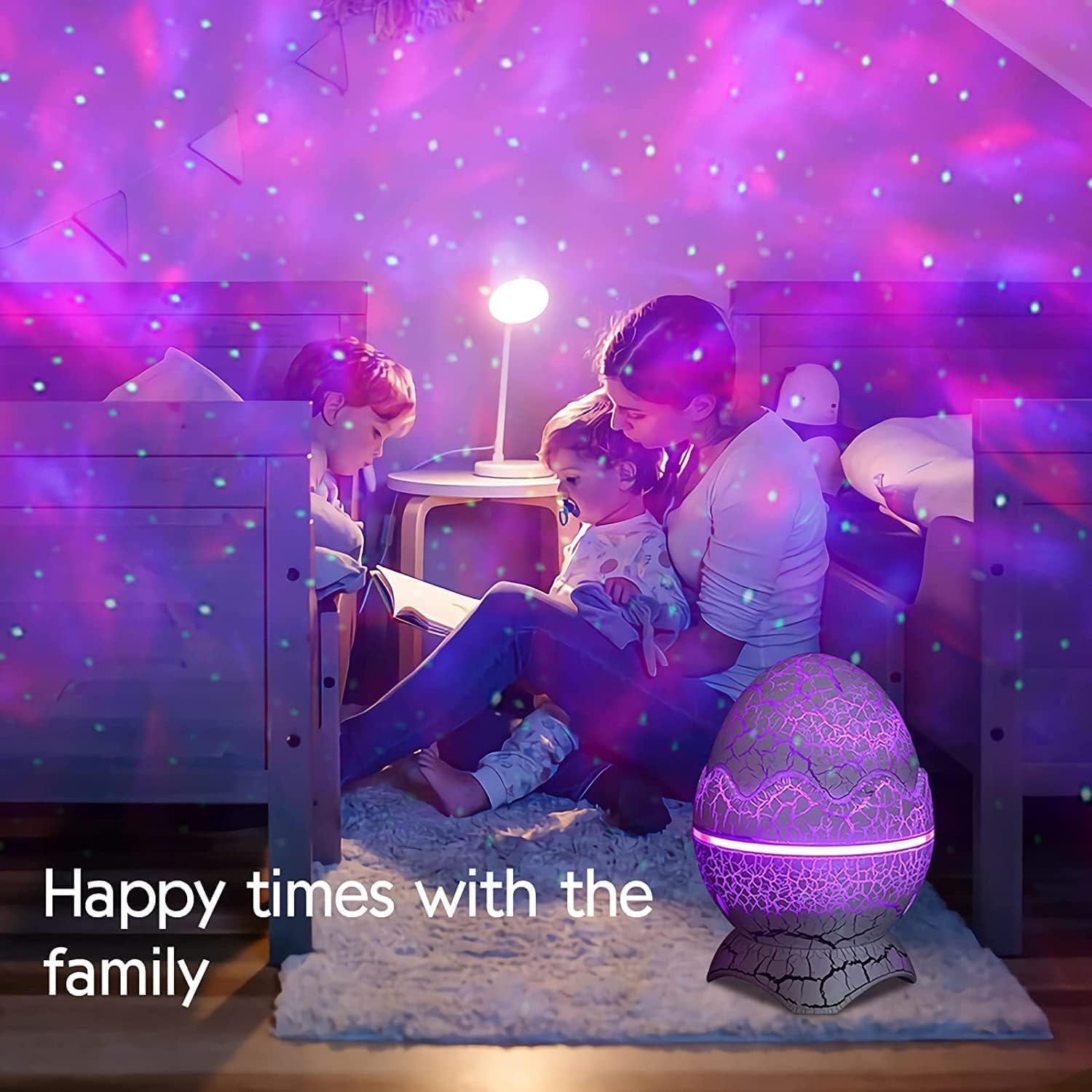 Galaxy Projector Dinosaur Egg – Sky Night Light with Bluetooth Music and Laser Starry Lamp for Room and Party Decor Nawazia