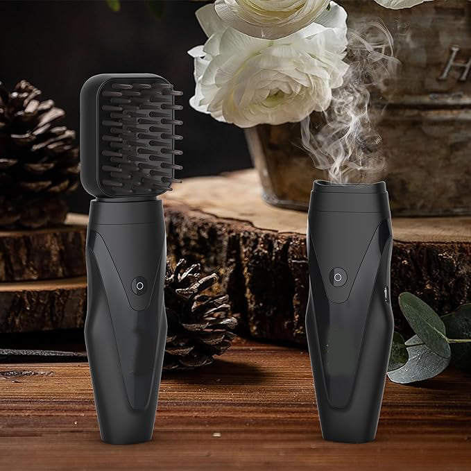 Electric Comb Incense Burner | Pink Oud Arabic Hair Bakhoor Comb for Aromatic Styling Nawazia